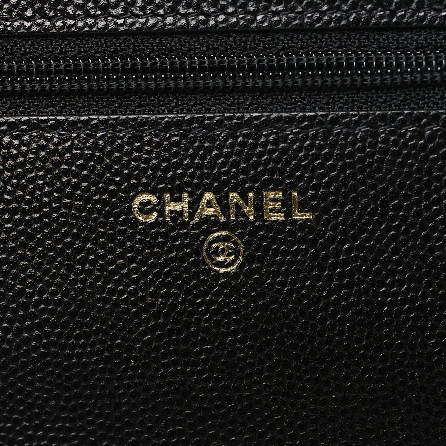 Caviar Quilted Bracelet On Chain Wallet On Chain WOC Black