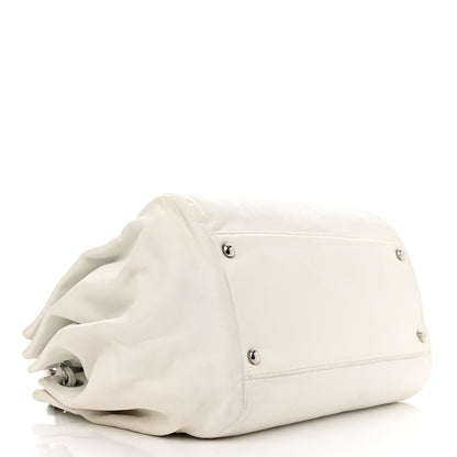 Chanel Lambskin Sensual Accordion Flap White 4 of 13