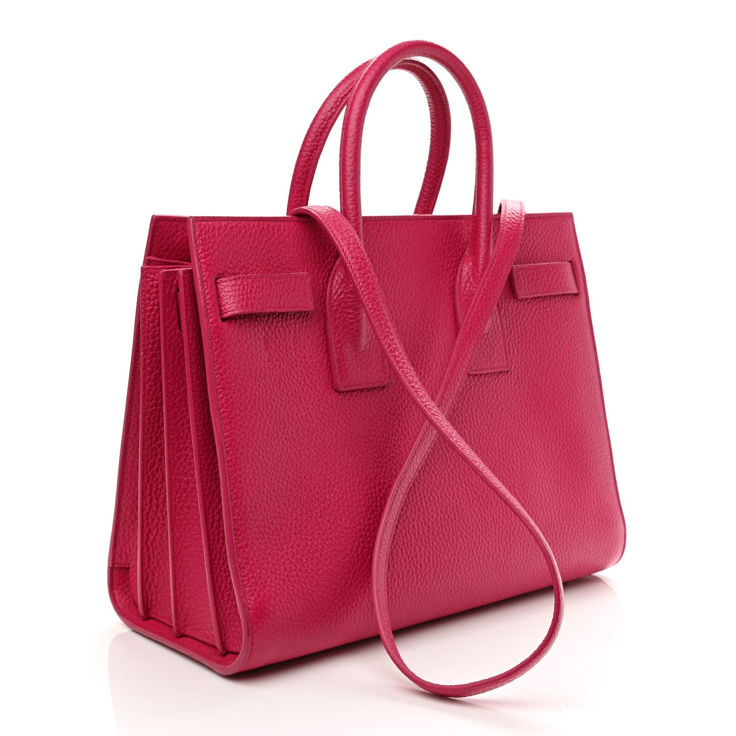 Grained Calfskin Small Sac De Jour Lipstick Pink