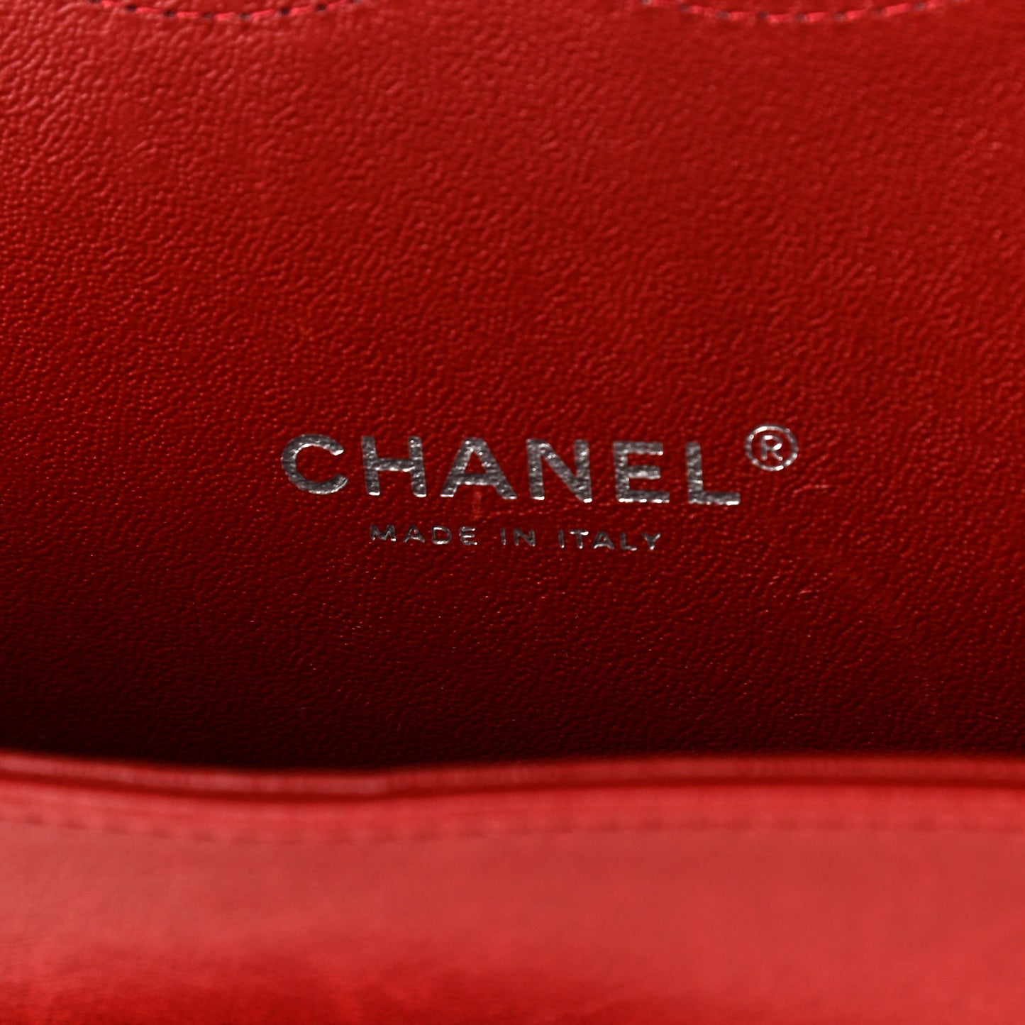 Lambskin Quilted Maxi Double Flap Red