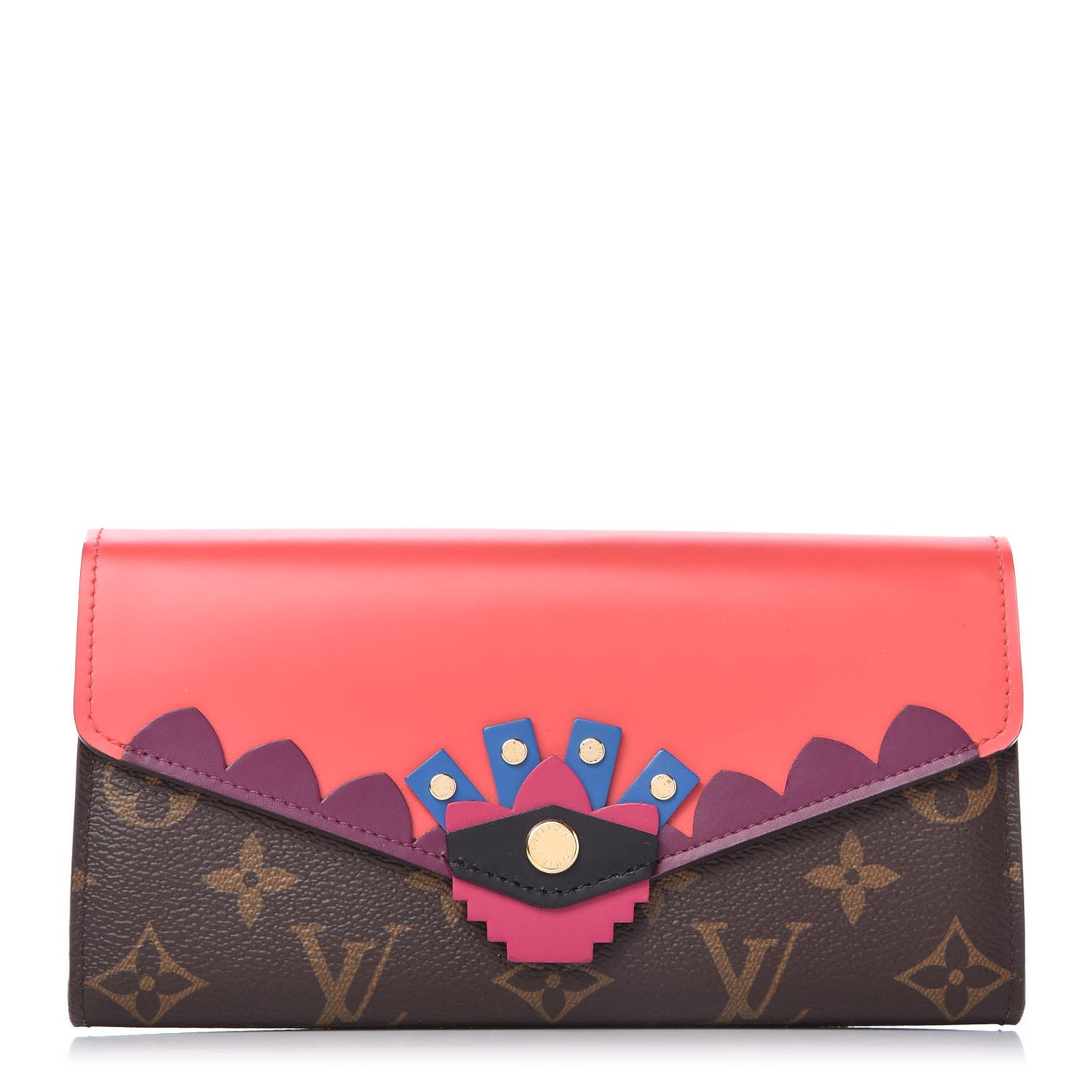 Monogram Totem Sarah Wallet Flamingo