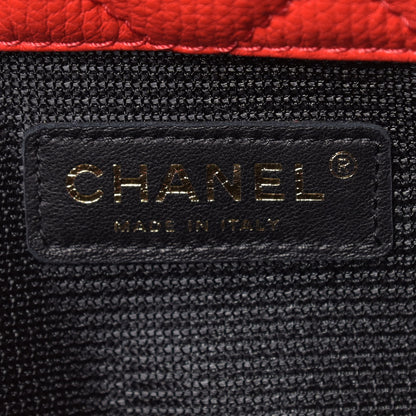 Chanel Calfskin Quilted XXL Travel Flap Bag Red 6 of 9