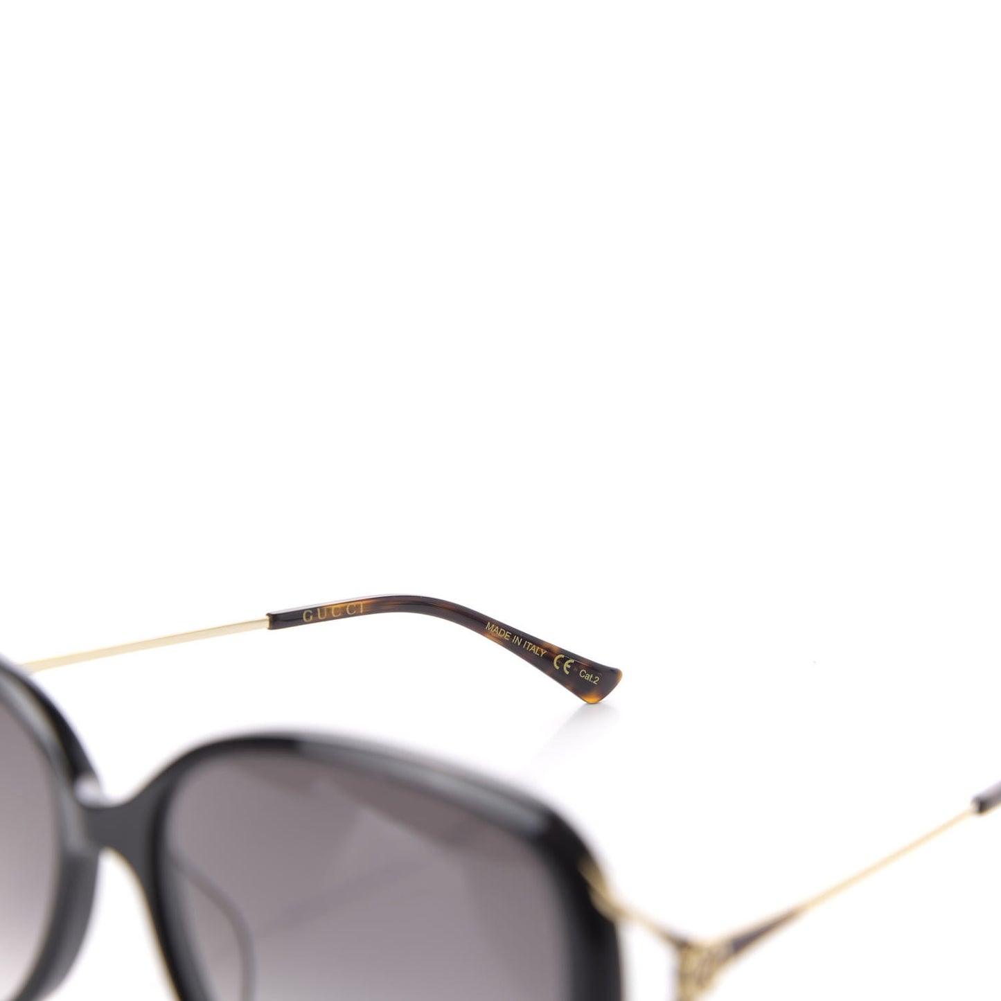 Acetate Metal Oversized Sunglasses GG0649SK Black