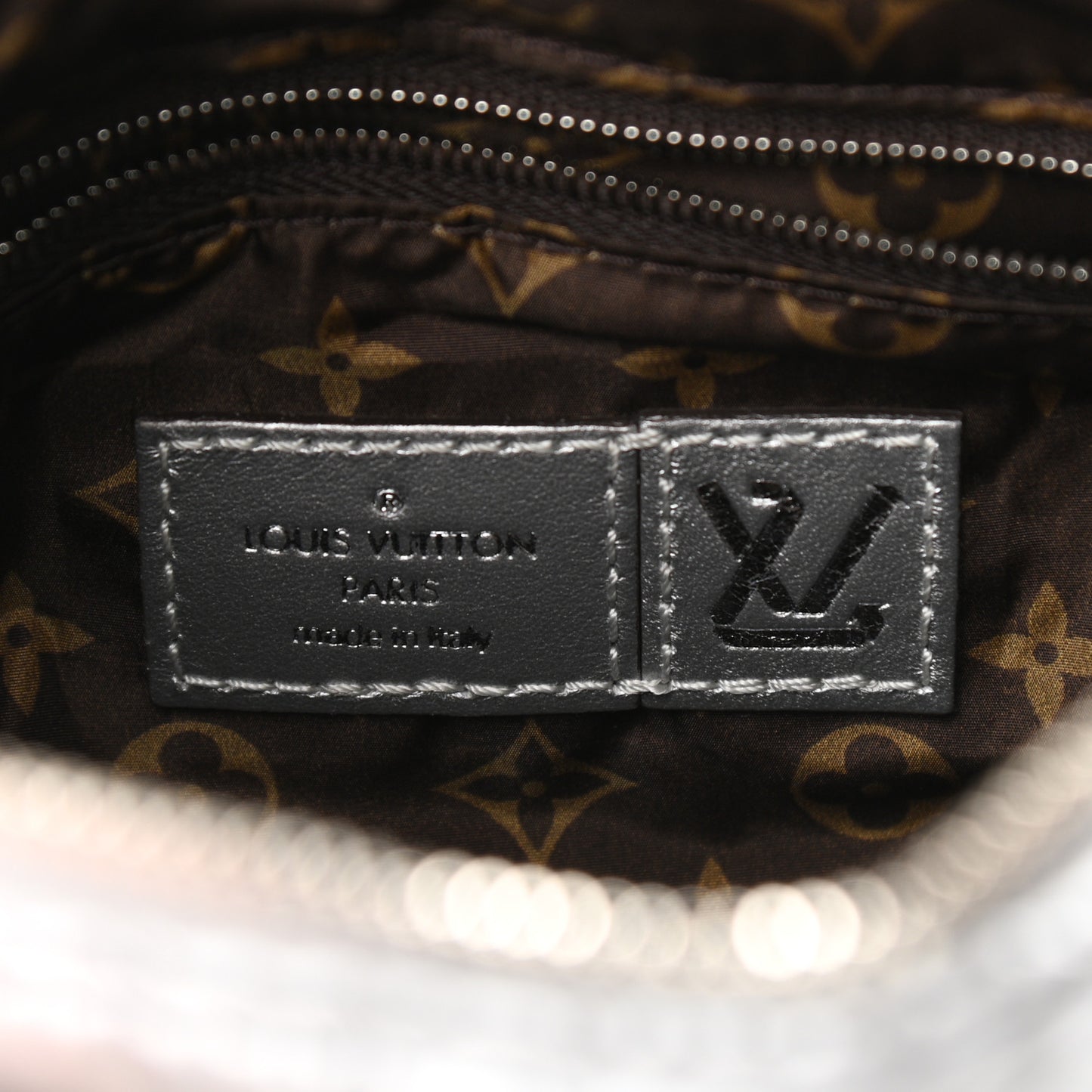 Econyl Mini Monogram Pillow Speedy Bandouliere 25 Silver