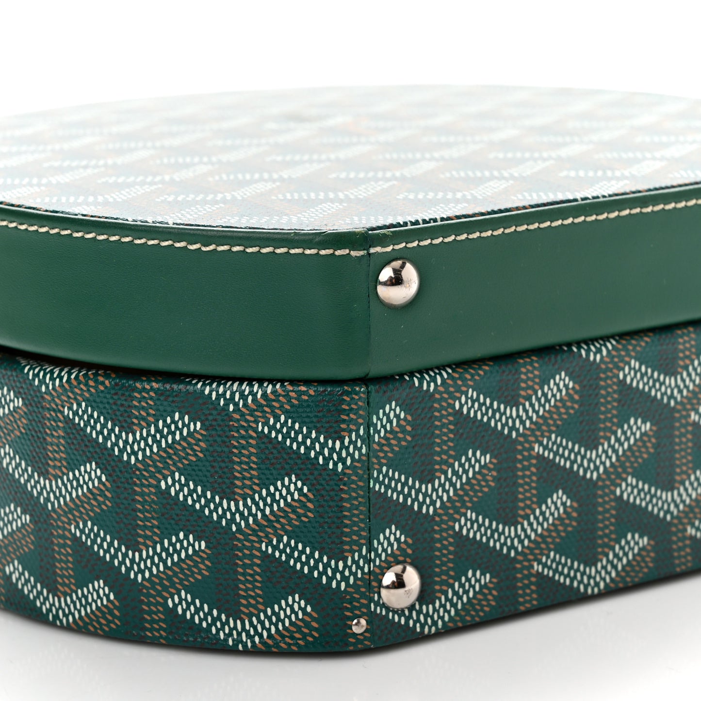 Goyardine Alto Hatbox Green