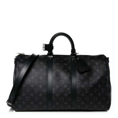 Louis Vuitton Monogram Eclipse Keepall Bandouliere 45 1 of 11