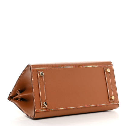 Hermes Madame Calfskin Birkin Sellier 25 Gold 4 of 11