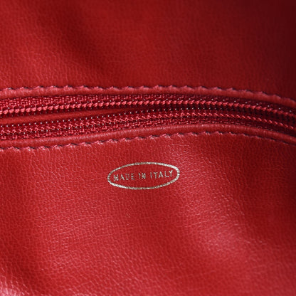 Chanel Lambskin Diamond Stitch Cosmetic Case Red 7 of 17