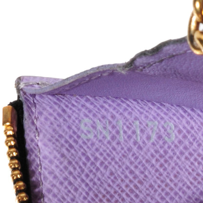 Louis Vuitton Monogram Multicolor Key Pouch Black Violet 7 of 8