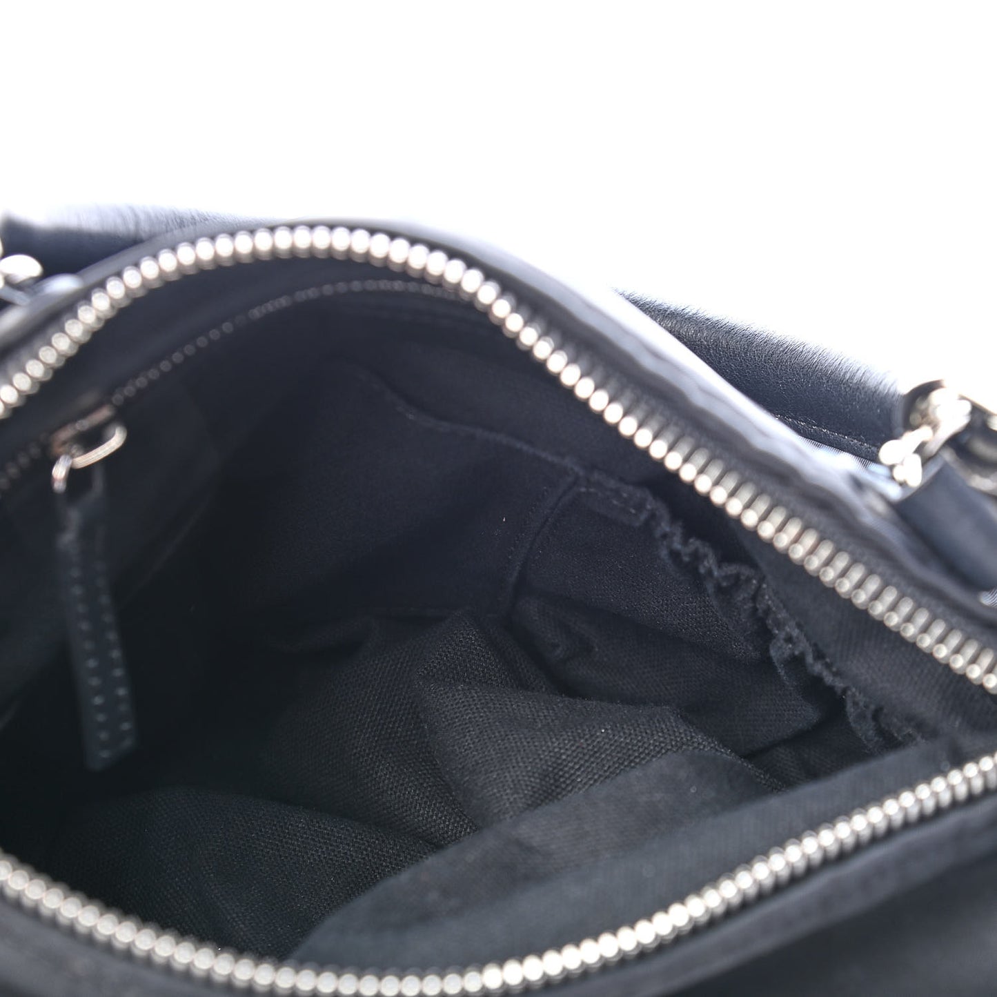 Nylon Logo Small Pandora Black White