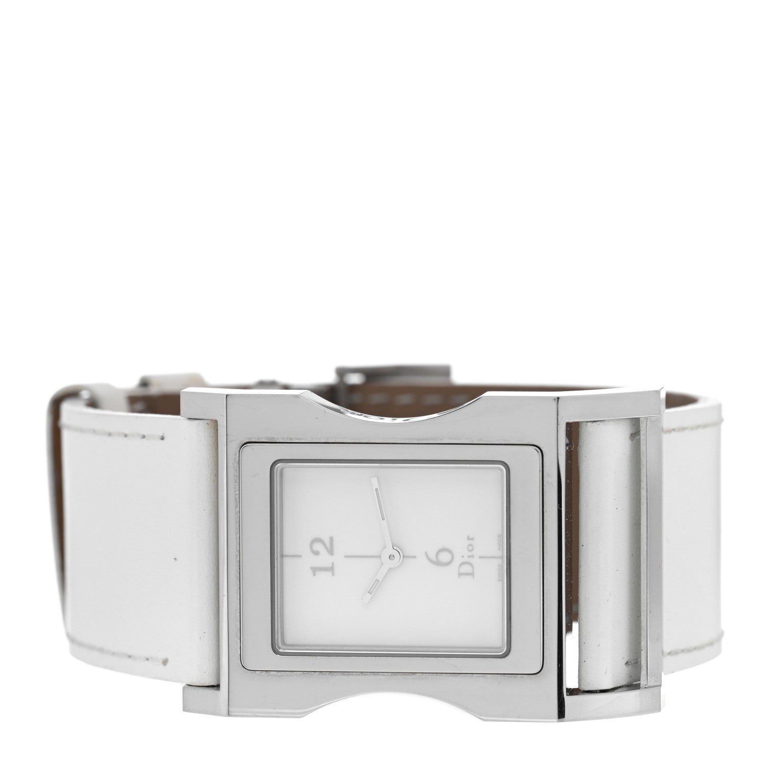 Christian Dior Stainless Steel Calfskin 30mm Chris 47 Quartz Watch White 2 of 5