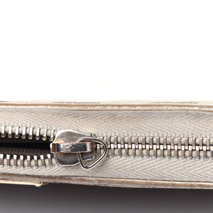 Gucci Monogram Metal Bar Zip Around Wallet Beige Ebony Off White 35 of 35