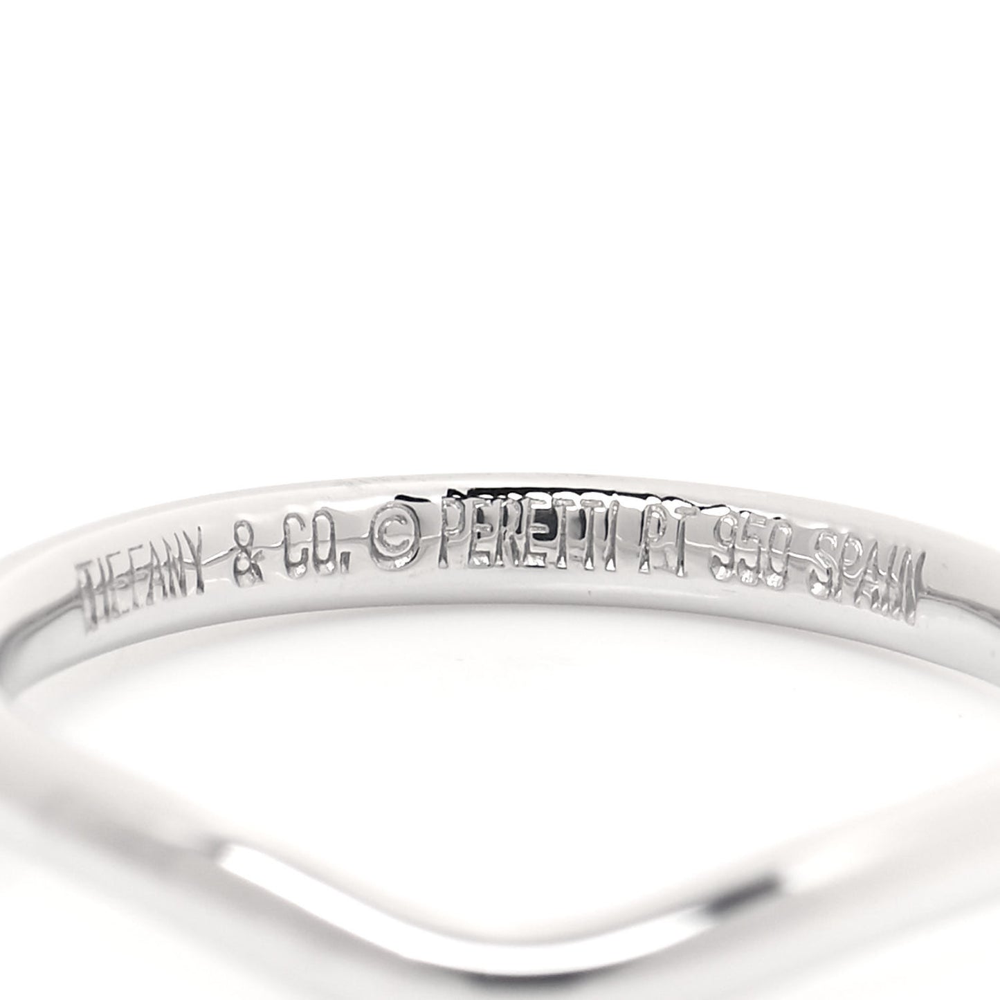 Platinum 2mm Elsa Peretti Wedding Band Ring 49 5