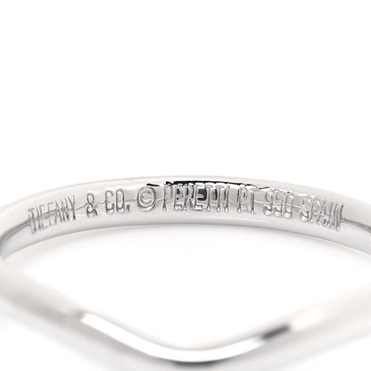 Tiffany Platinum 2mm Elsa Peretti Wedding Band Ring 49 5 4 of 4