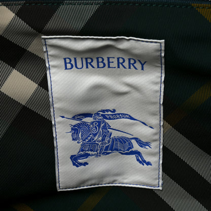 Burberry Nylon Check Shield Duffle Bag Ivy 6 of 9