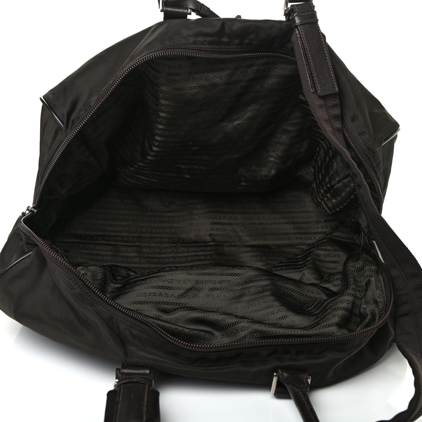 Tessuto Nylon Saffiano Duffle Moro