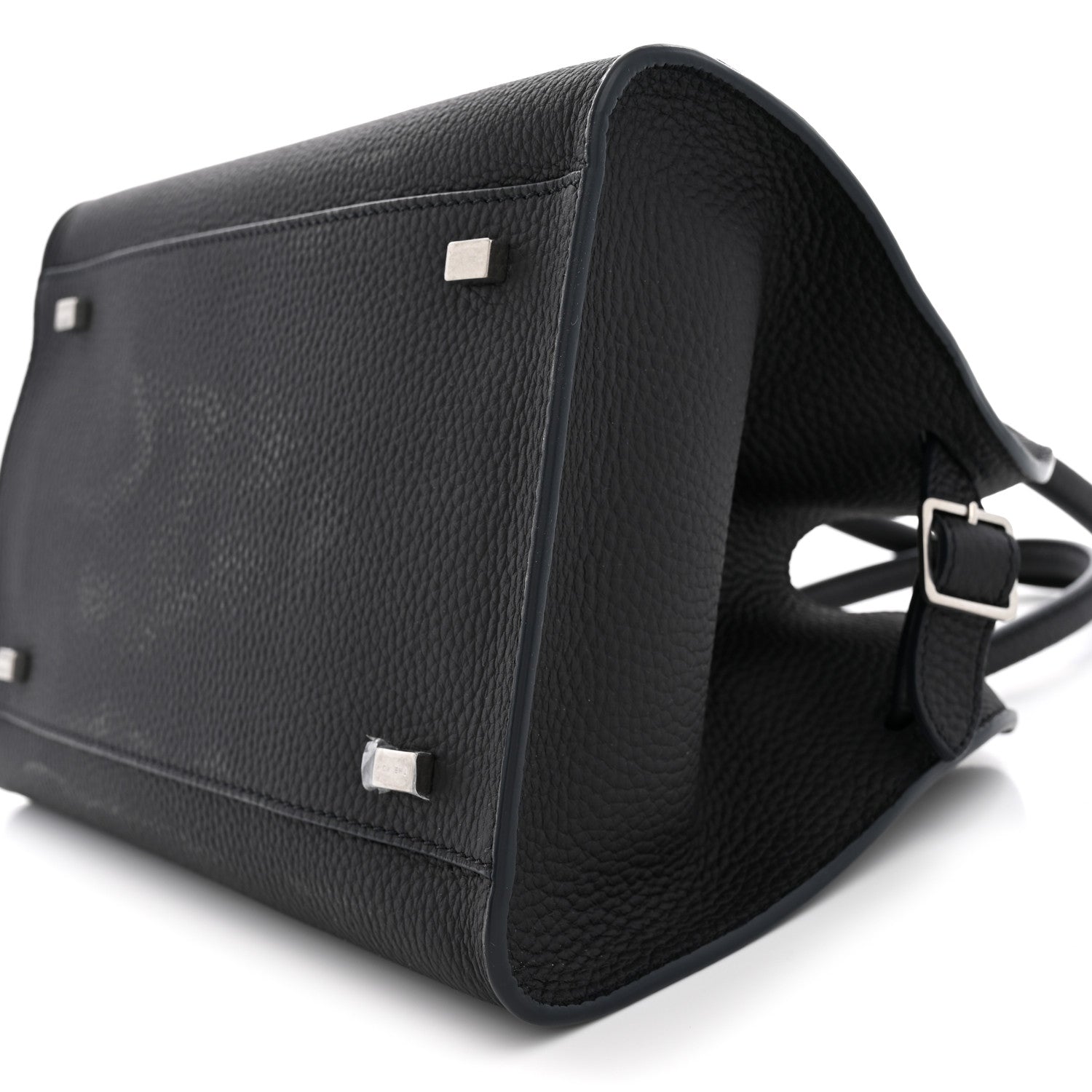 The Row Grained Calfskin Soft Margaux 10 Bag Midnight 9 of 10