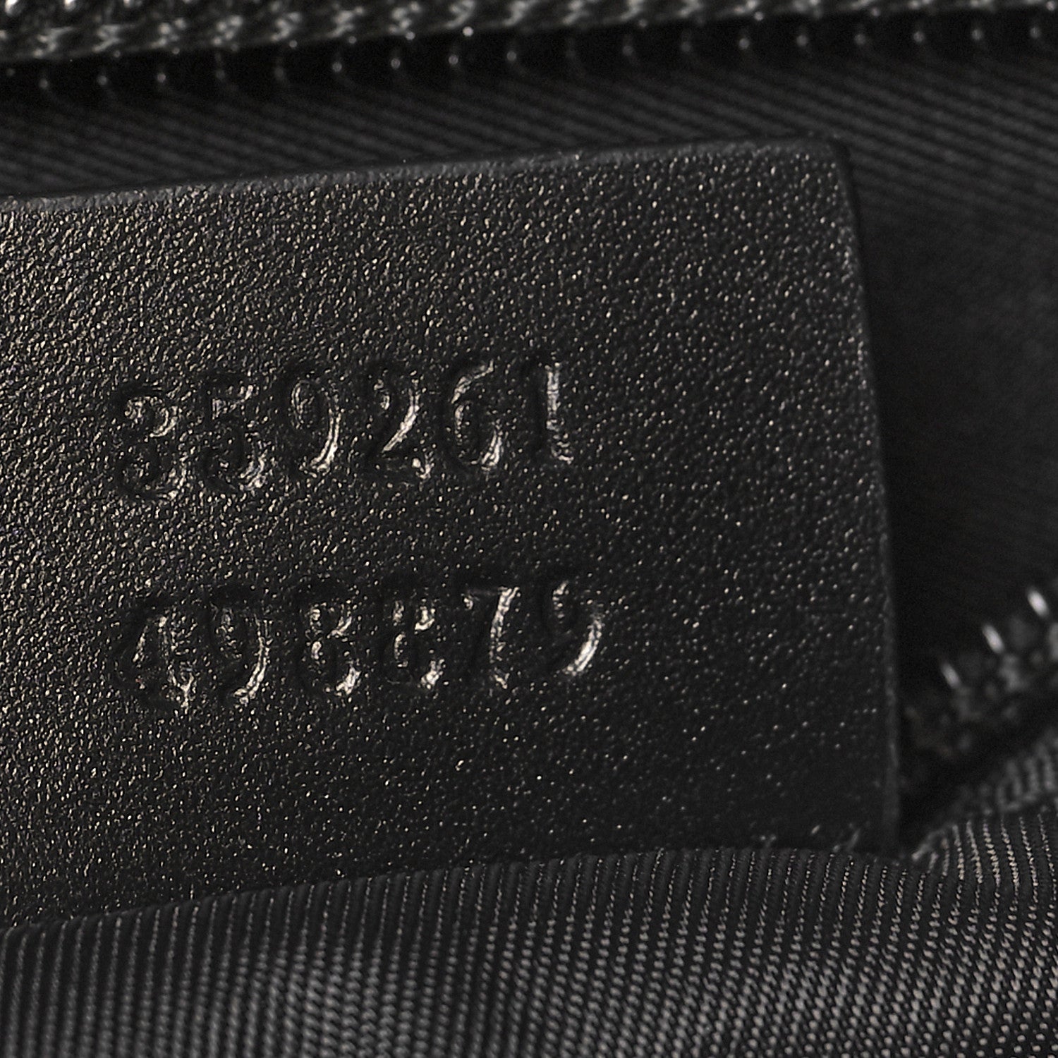 Gucci GG Supreme Monogram Web Medium Zippered Tote Beige Black 7 of 10