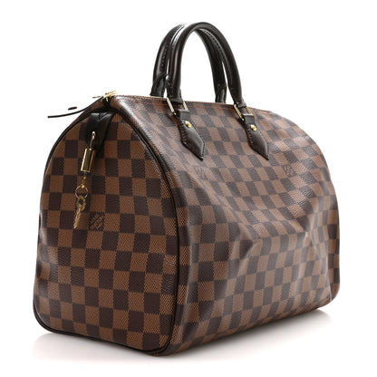 Louis Vuitton Damier Ebene Speedy 30 2 of 10