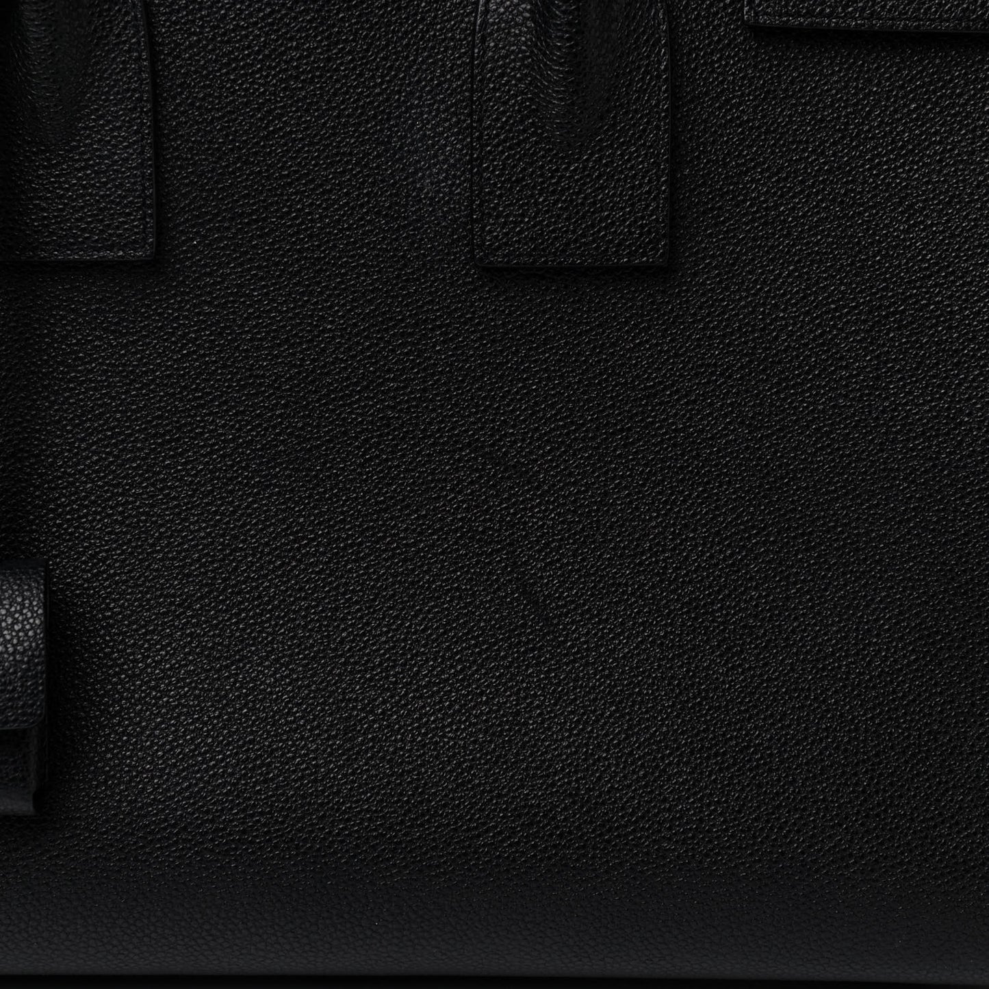 Grained Calfskin Small Sac De Jour Black