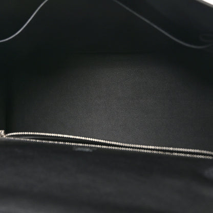 Hermes Toile Quadrille Swift Kelly Sellier 28 Ecru White Black 5 of 13