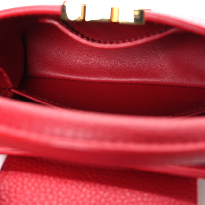 Louis Vuitton Taurillon Mini Capucines Scarlet 5 of 9