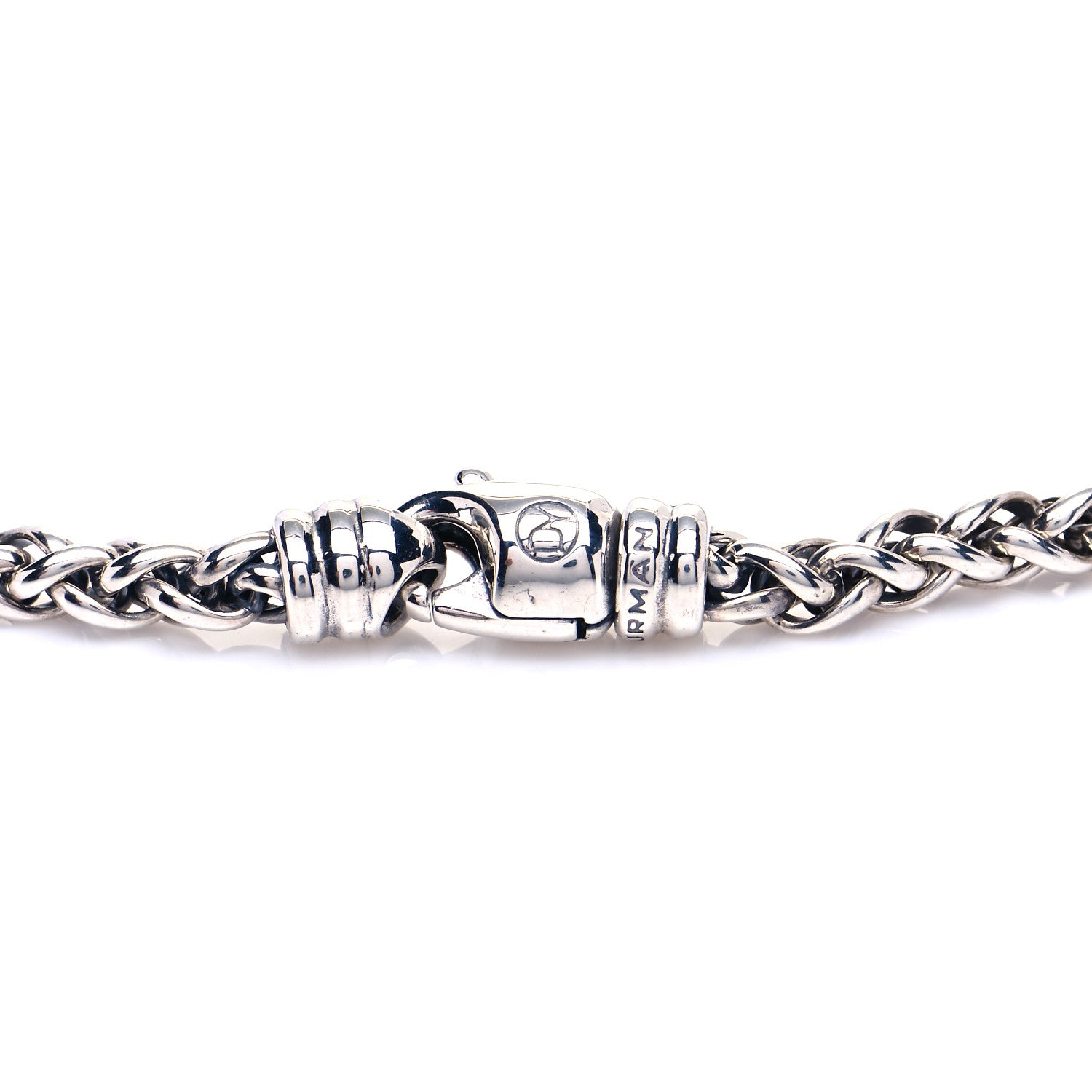 David Yurman Sterling Silver 4mm Wheat Chain Necklace 3 of 4