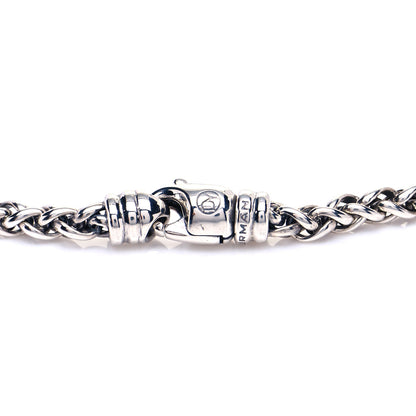 David Yurman Sterling Silver 4mm Wheat Chain Necklace 3 of 4