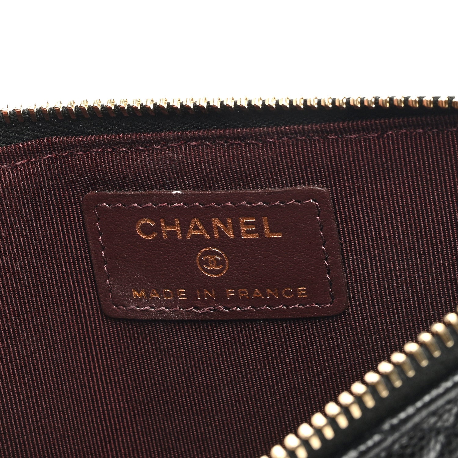 Chanel Caviar Quilted Classic Flat Wallet Pouch Black 6 of 7