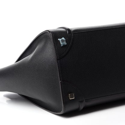 Celine Drummed Calfskin Mini Luggage Black 6 of 14