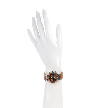 Louis Vuitton Stainless Steel Rubber 34mm Tambour Lovely Cup Quartz Watch Orange 2 of 6