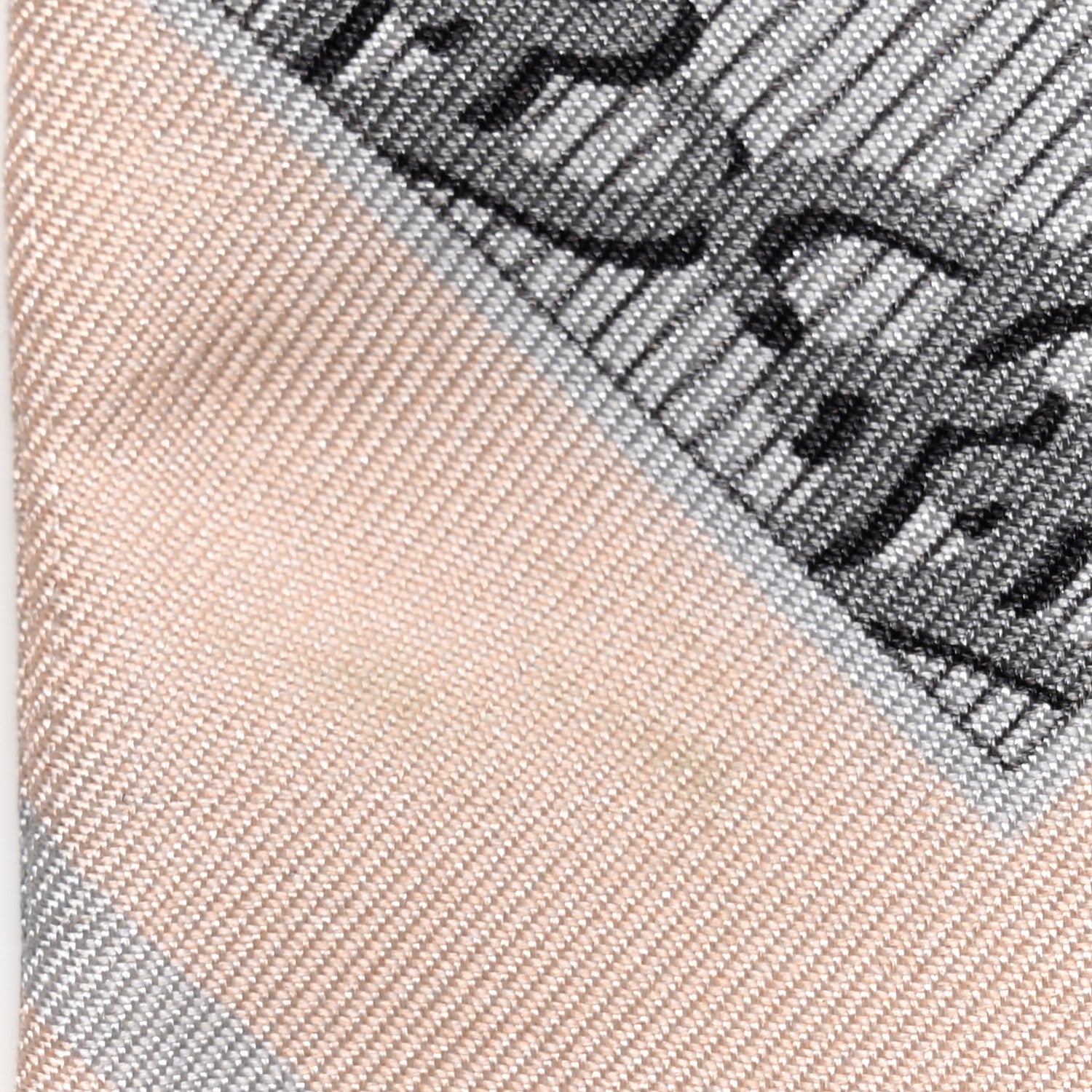 Fendi Silk FF Karligraphy Wrappy Bandeau Grey 4 of 4