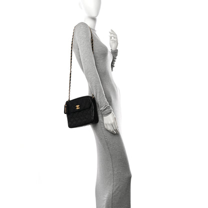 Chanel Caviar Quilted Flap Camera Case Black 2 of 13