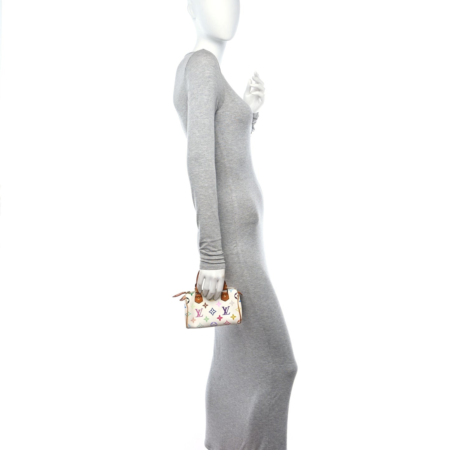 Monogram Multicolor Mini Sac HL Speedy White