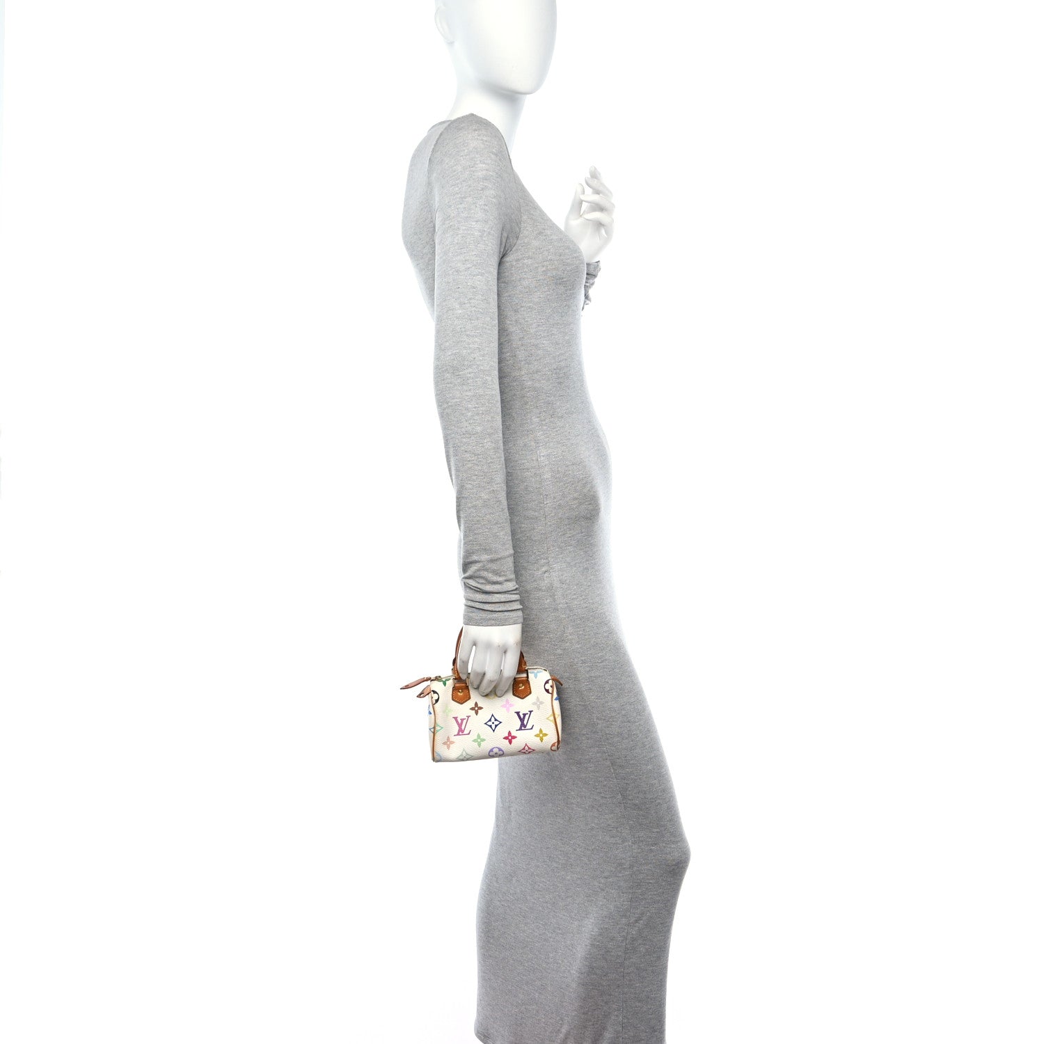 Louis Vuitton Monogram Multicolor Mini Sac HL Speedy White 2 of 14