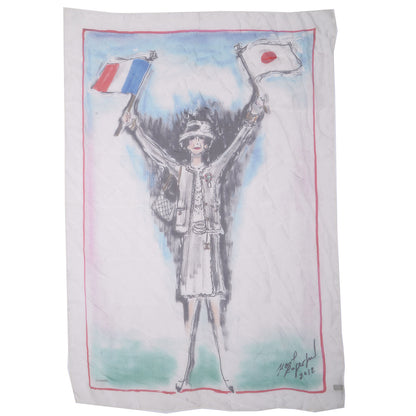 Chanel Silk Chiffon Coco Scarf 3 of 7