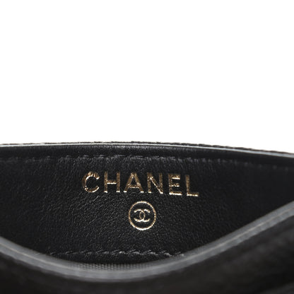 Chanel Caviar Quilted Filigree Card Holder Black 6 of 8