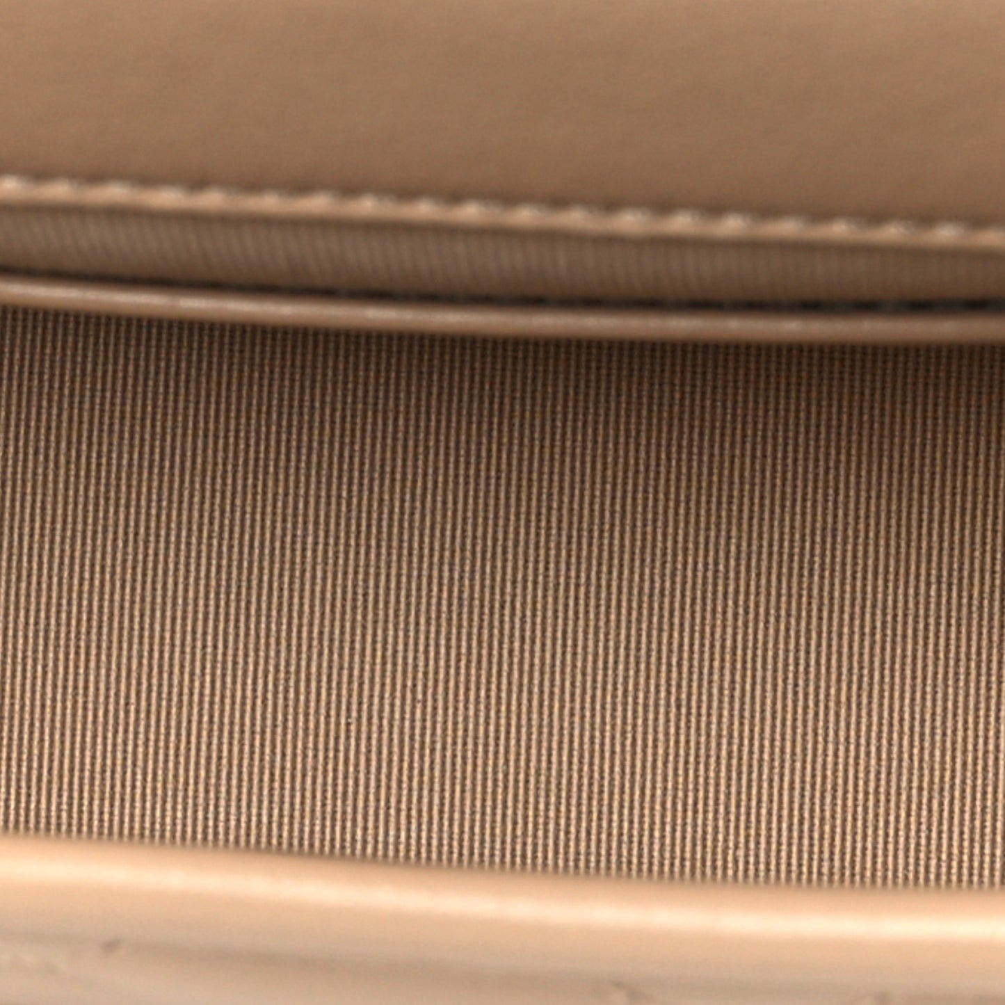 Calfskin Quilted Small Messenger Flap Beige