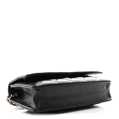 Chanel Caviar Quilted Wallet On Chain WOC Black 3 of 10
