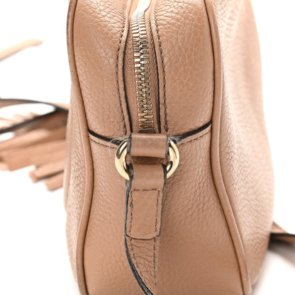 Gucci Pebbled Calfskin Small Soho Disco Bag Camelia 11 of 12