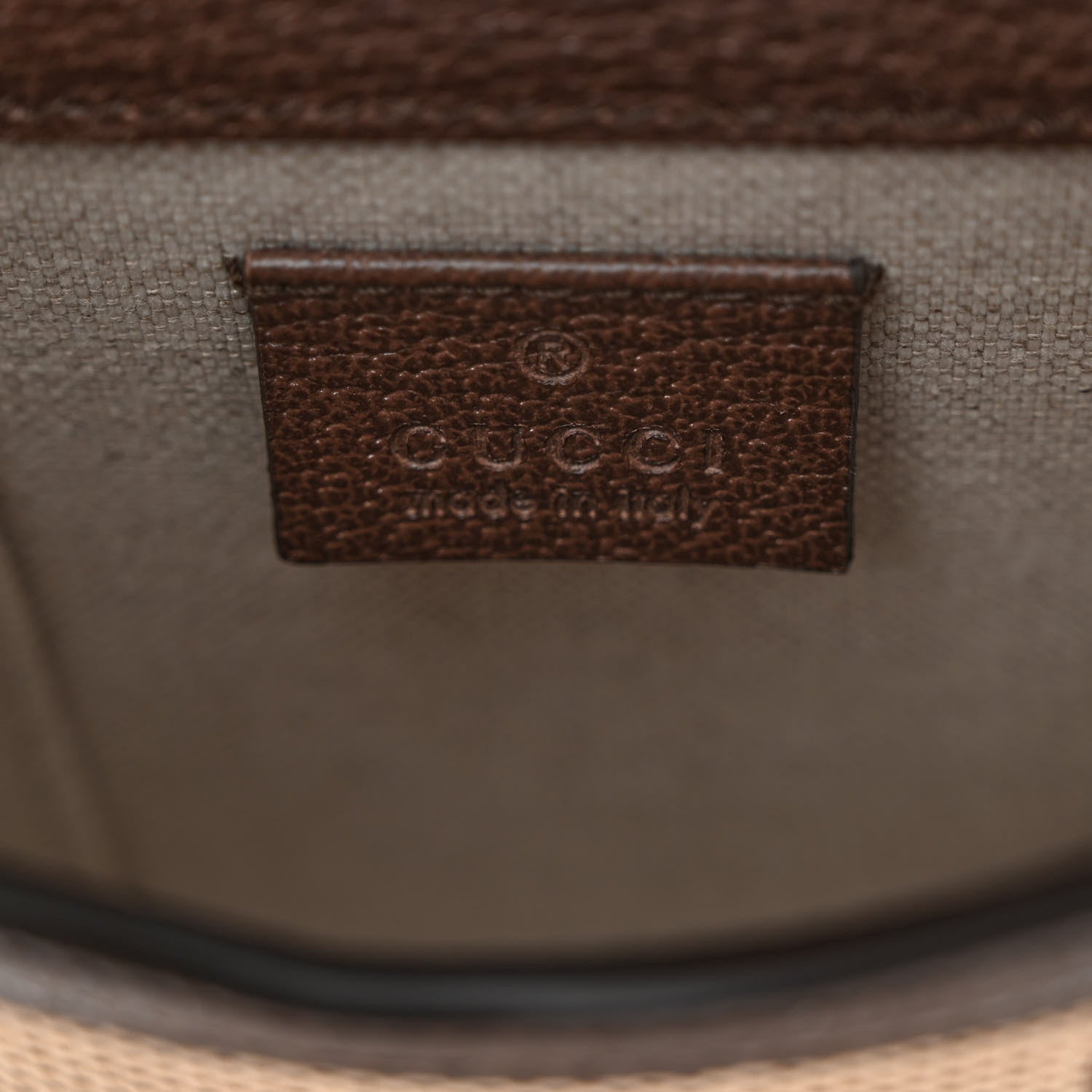 Gucci Monogram Jumbo GG Textured Dollar Calfskin Mini Horsebit 1955 Crossbody Bag Camel Ebony New Acero 6 of 11