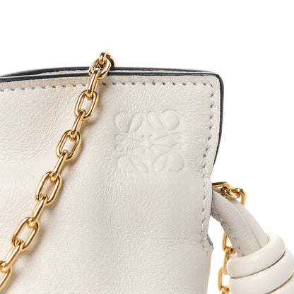 Loewe Calfskin Nano Flamenco Knot Clutch Soft White 9 of 11