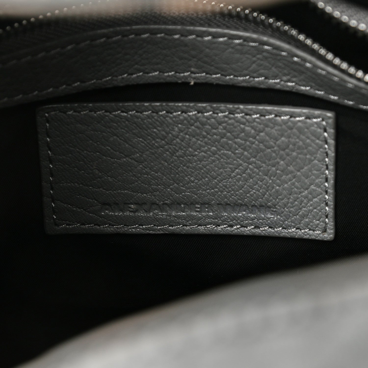 Alexander Wang Pebbled Lambskin Rocco Sesame Silver Hardware 7 of 11