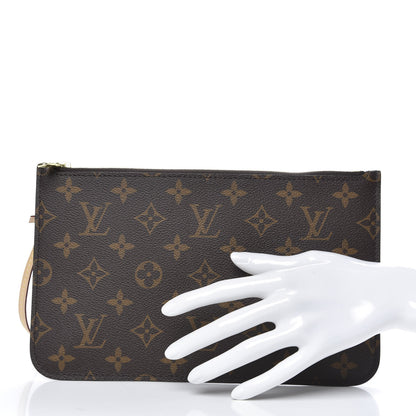 Louis Vuitton Monogram Neverfull MM GM Pochette 2 of 7
