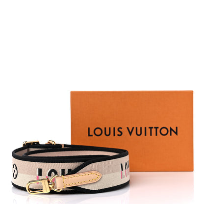 Louis Vuitton Jacquard Speedy Bandouliere 20 Shoulder Strap Black 4 of 4