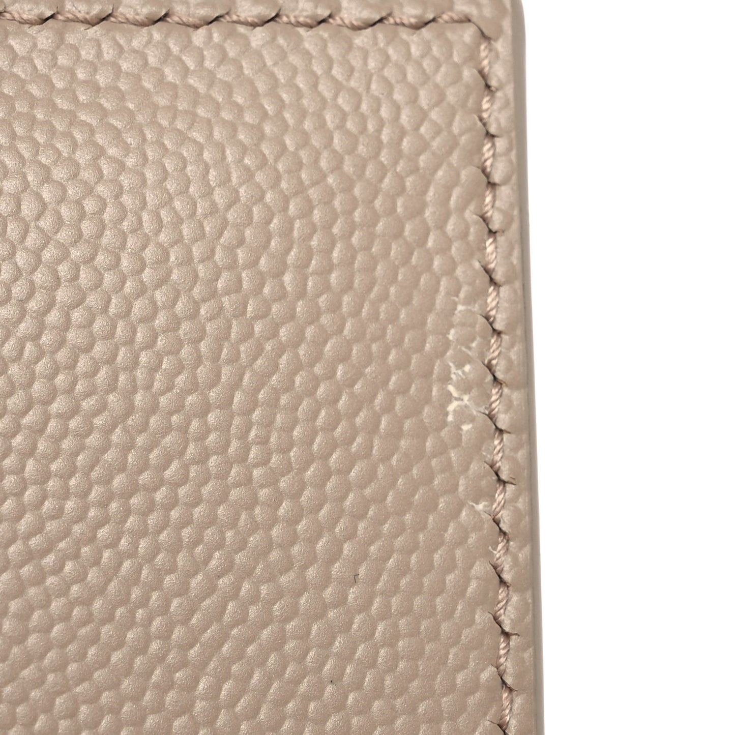 Grain De Poudre Small Monogram Kate Satchel Dark Beige