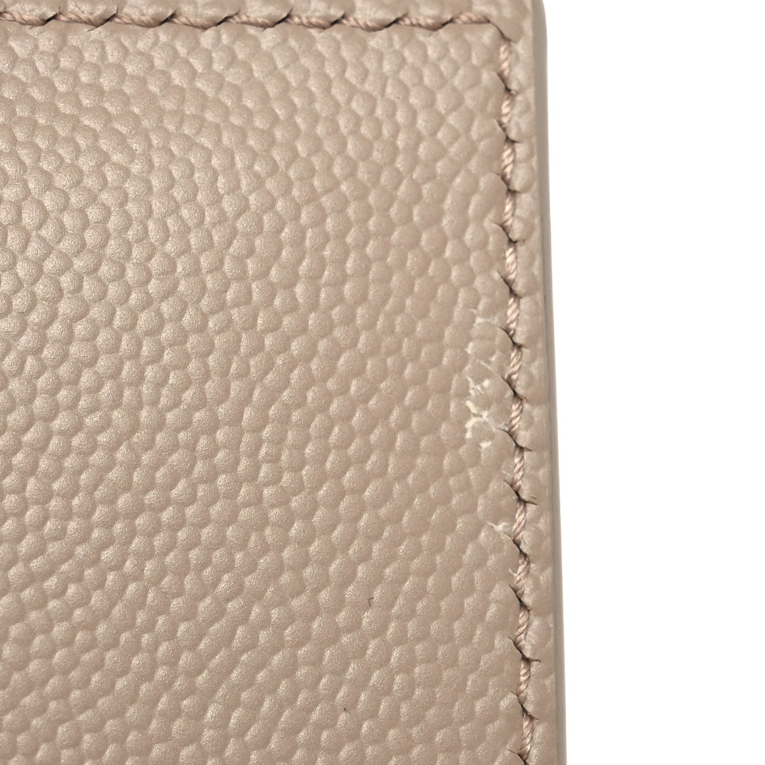 Saint Laurent Grain De Poudre Small Monogram Kate Satchel Dark Beige 13 of 15