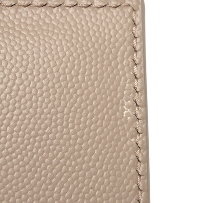 Saint Laurent Grain De Poudre Small Monogram Kate Satchel Dark Beige 13 of 15