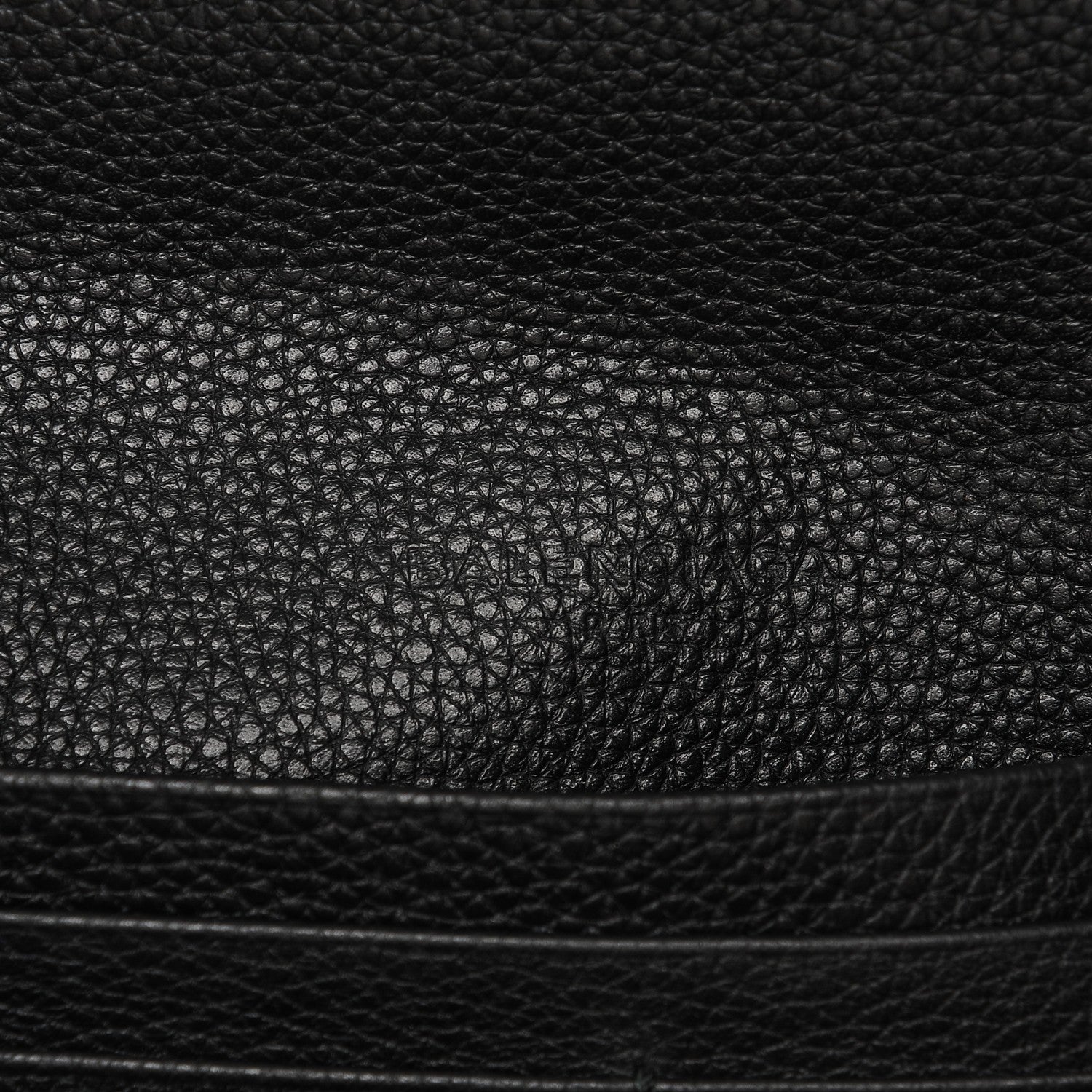 Balenciaga Calfskin Le Dix Continental Wallet Black 6 of 7