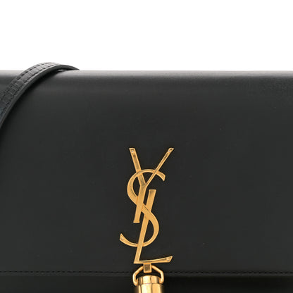 Saint Laurent Smooth Calfskin Classic Monogram Kate Tassel Chain Wallet Black 8 of 11